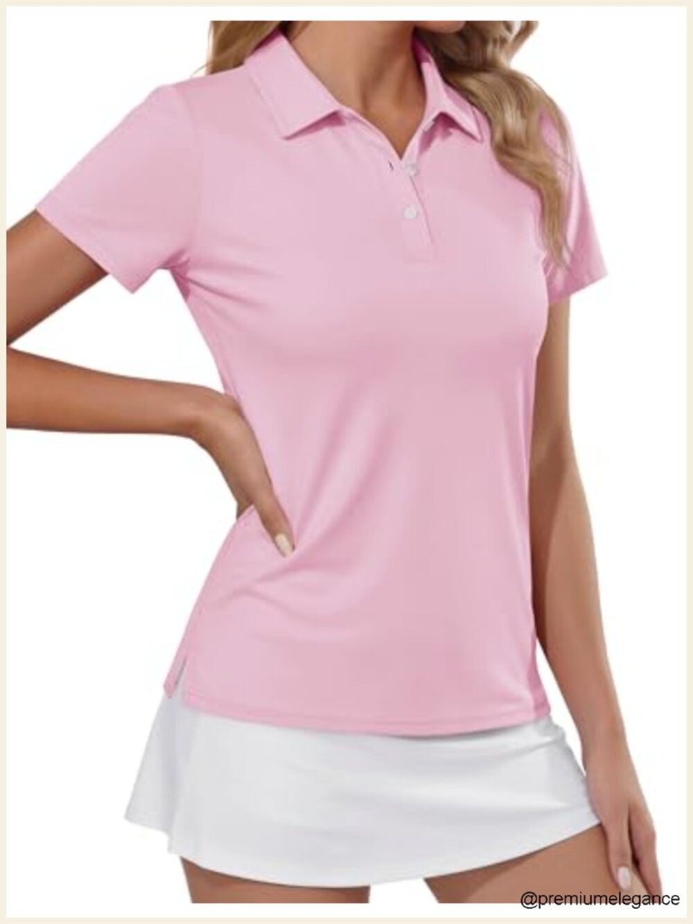 Women's Short Sleeve Polo Shirt Quick Dry UPF 50+ Sun Protection Lightweight